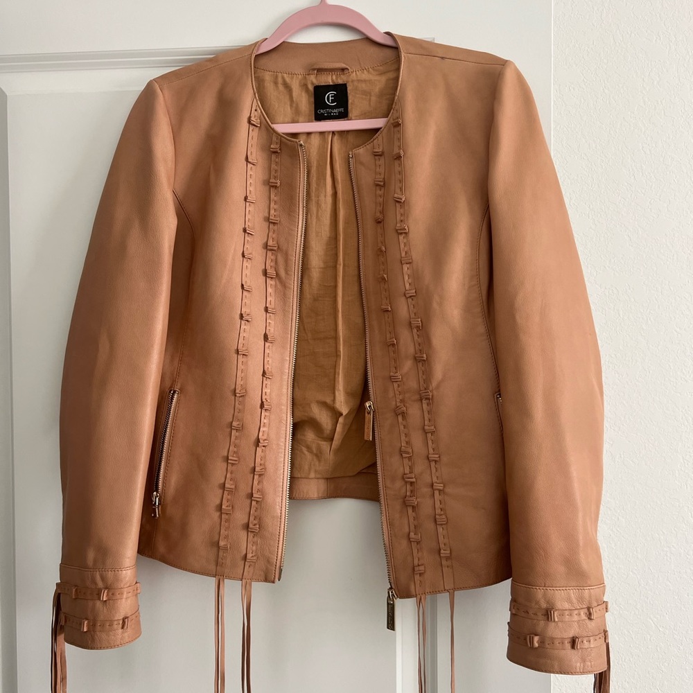 Size 44 leather jacket